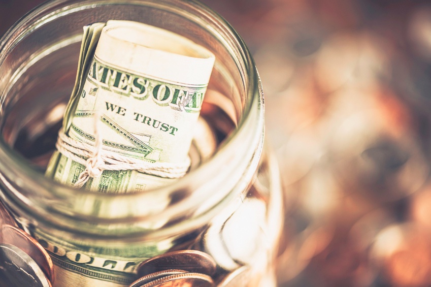 Money in Jar