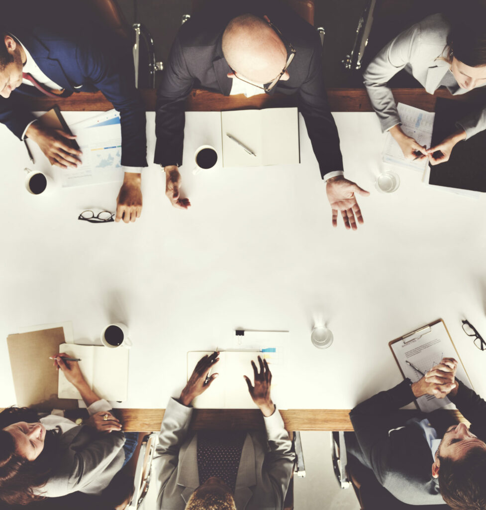 Business Team Meeting Planning Strategy