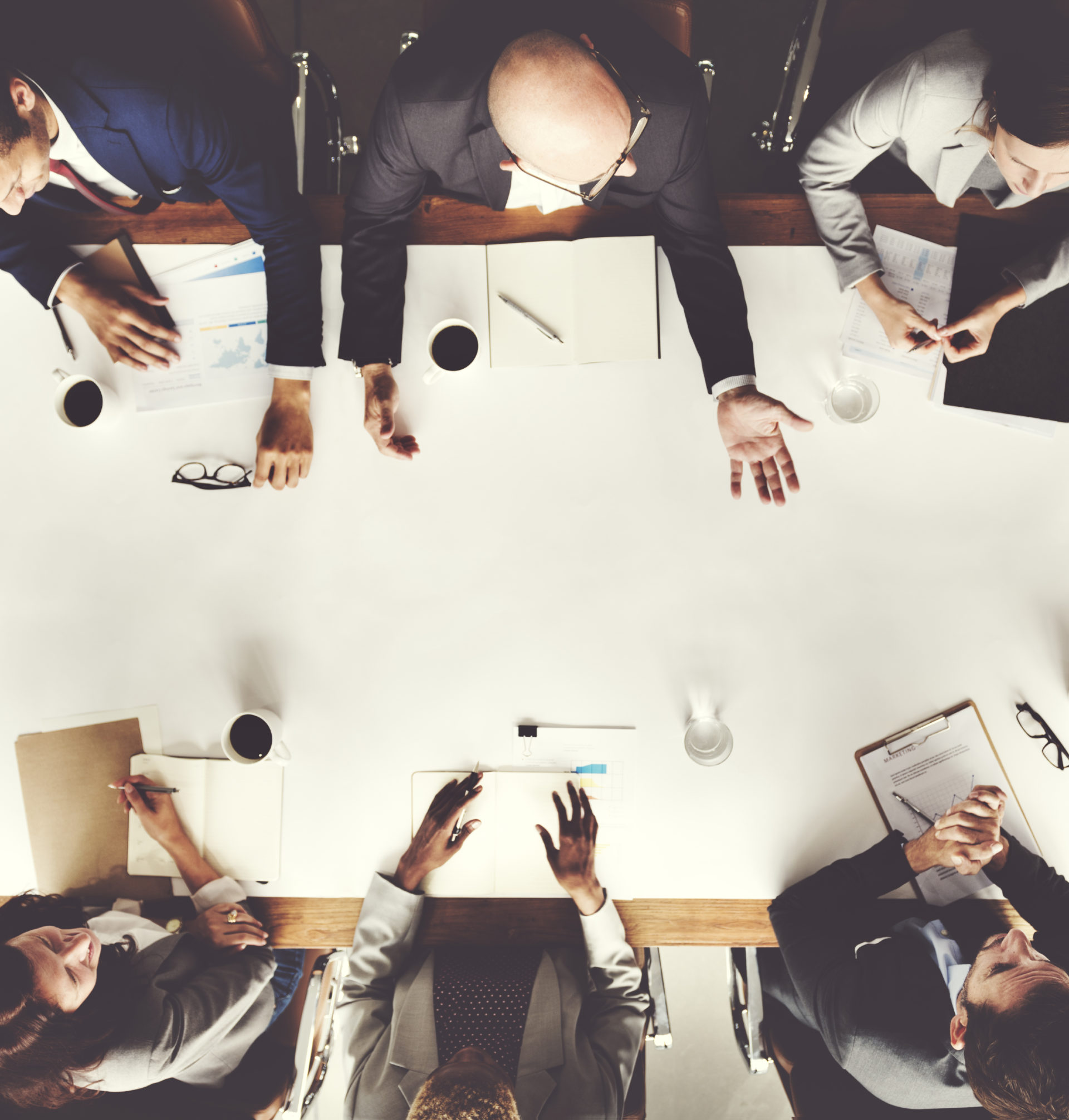 Business Team Meeting Planning Strategy