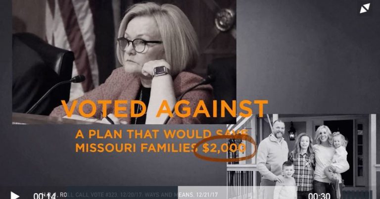 McCaskill voted against a plan that would save Missouri Families $2,000