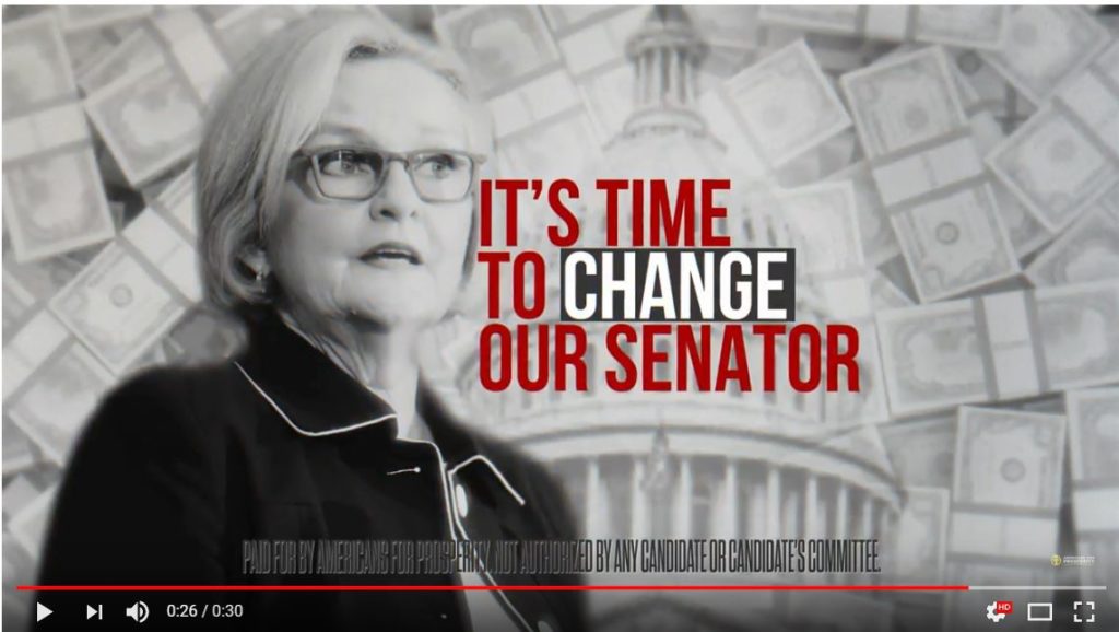 digital ad campaign criticizing Sen. Claire McCaskill