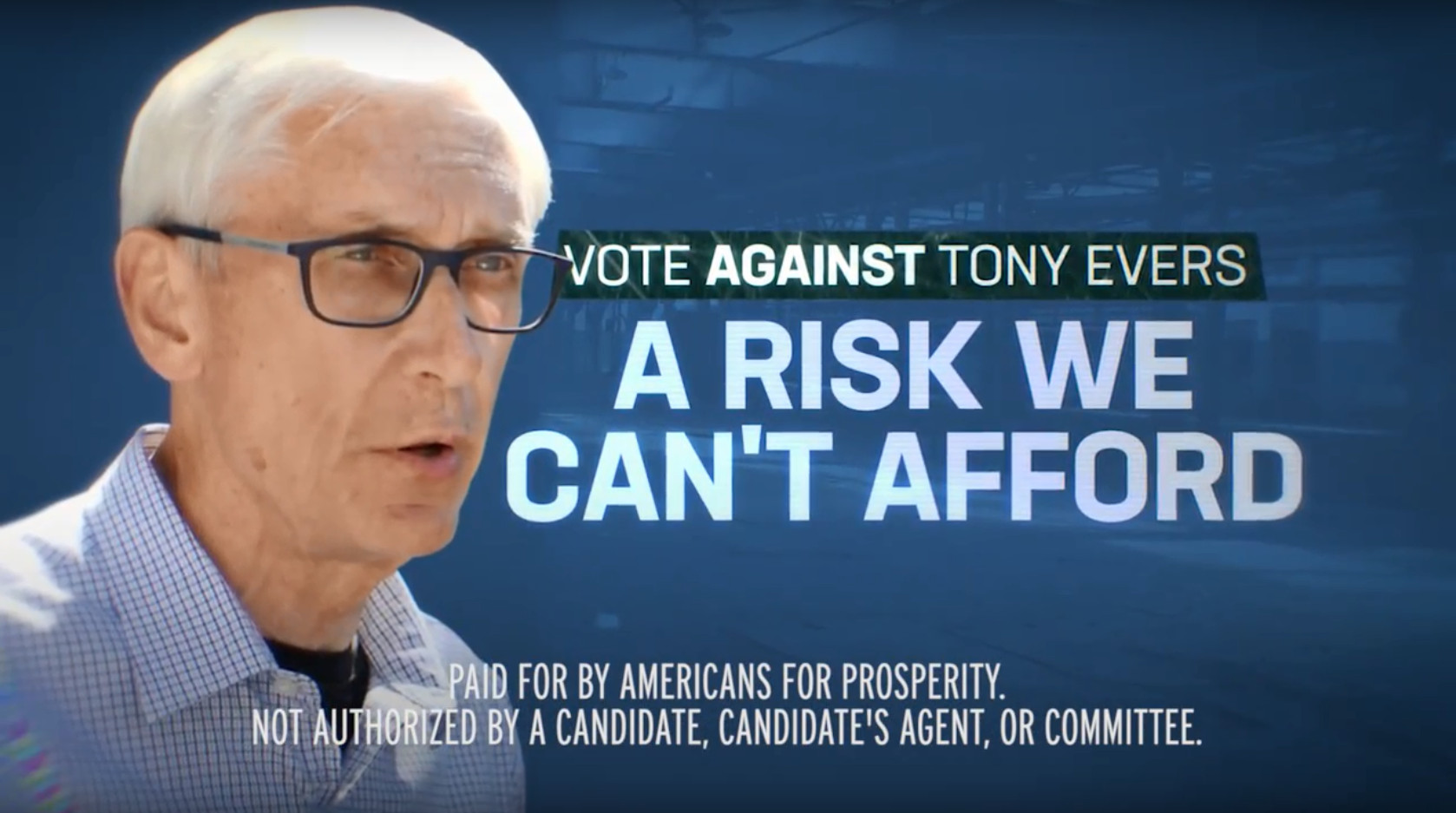 Vote against Tony Evers
