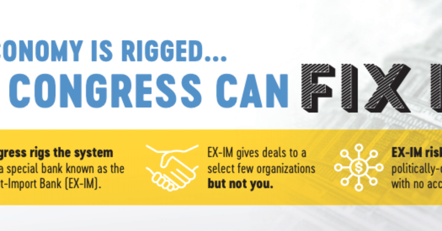 Unrig the Economy” Campaign Aims to End Government Favoritism - Americans  for Prosperity