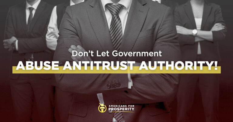 Don't let government abuse antitrust authority