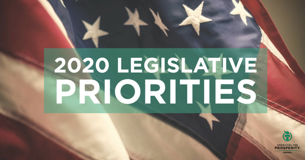 Americans for ProsperityVirginia Breaking Barriers 2020 Legislative Session Priorities