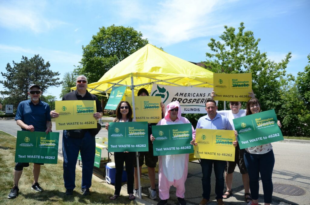 AFP-Illinois activists rally to stop the spending spree