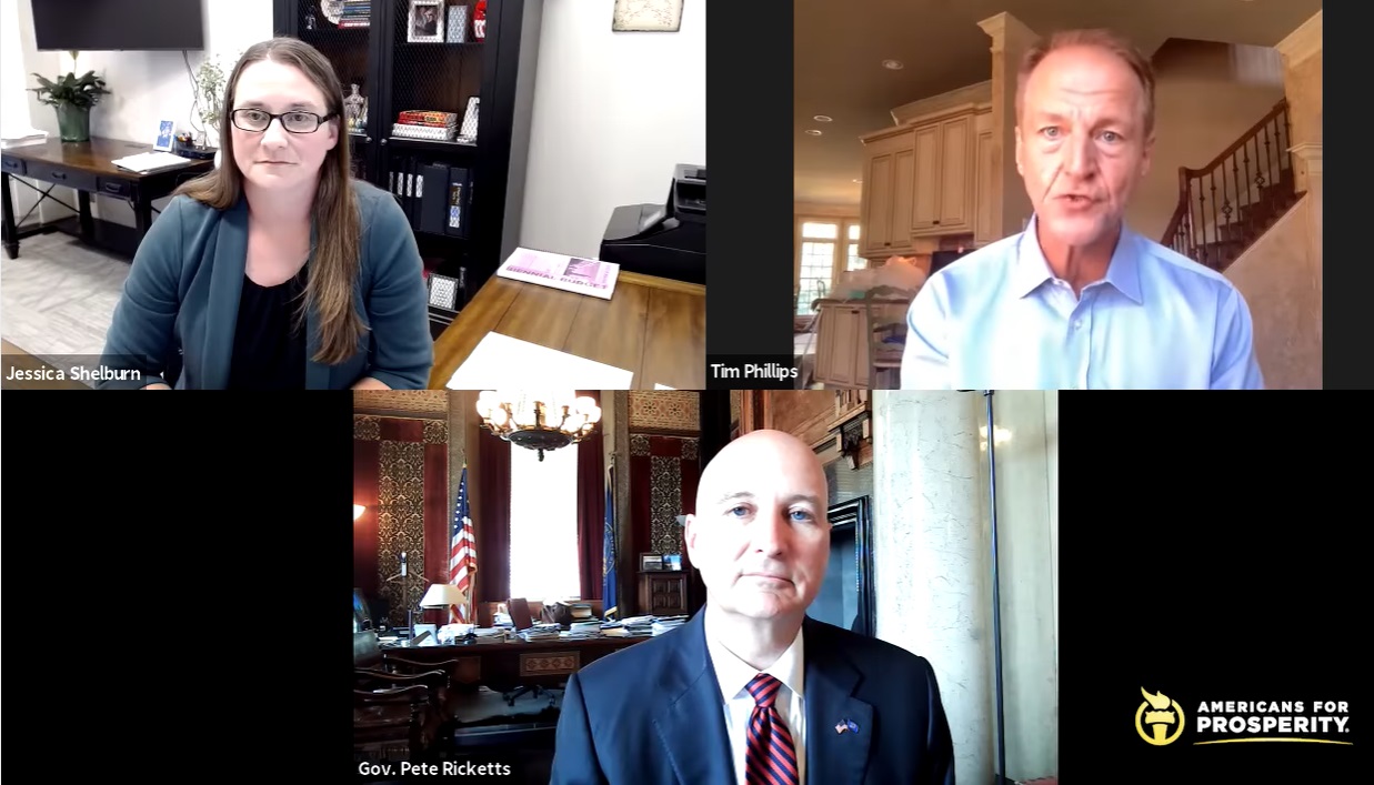 Governor Pete Ricketts tells Congress it's time to cut red tape, stop spending