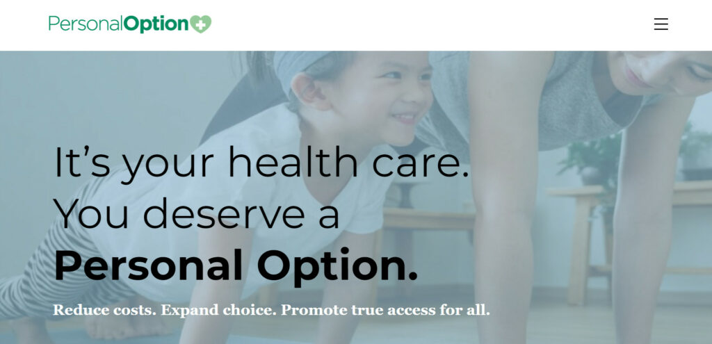 It's your health care. You deserve a Personal Option. Click to learn more. 