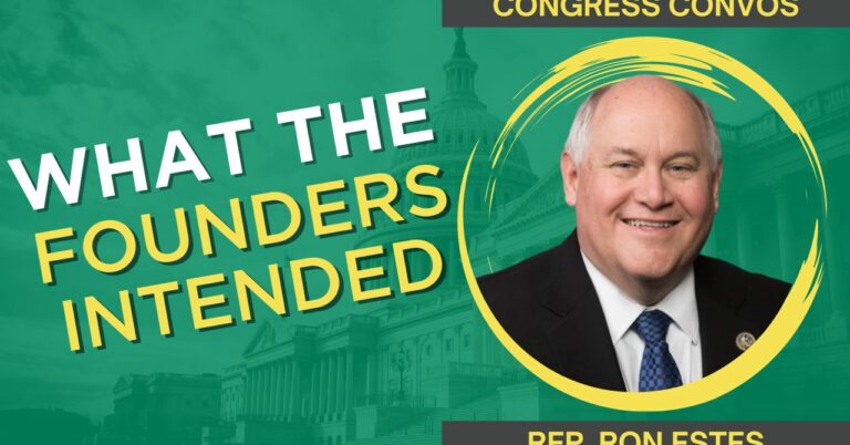 Representative Ron Estes shares what he really thinks about Washington's current state