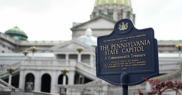 Pennsylvania state capitol. The governor's budget proposal includes line-item appropriations that could be an inspiration to Congress as it cleans up its budgeting process.