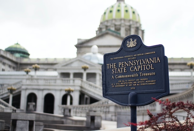 Pennsylvania state capitol. The governor's budget proposal includes line-item appropriations that could be an inspiration to Congress as it cleans up its budgeting process.
