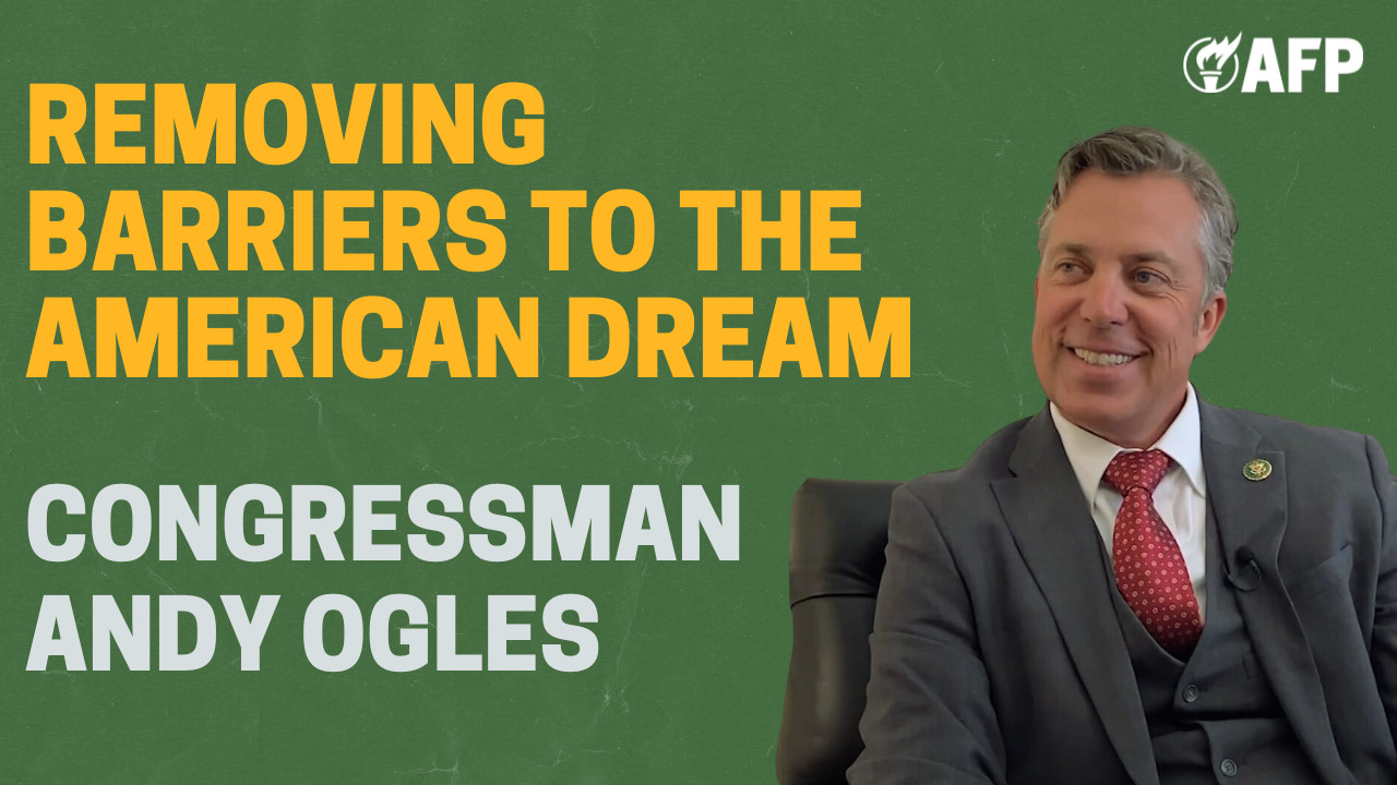 Congressman Andy Ogles shares his ideas for improving the American economy and removing barriers to the American Dream
