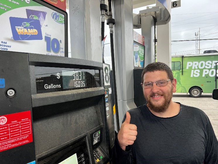 Prosperity Is Possible rolls back the clock on gas prices in Marion