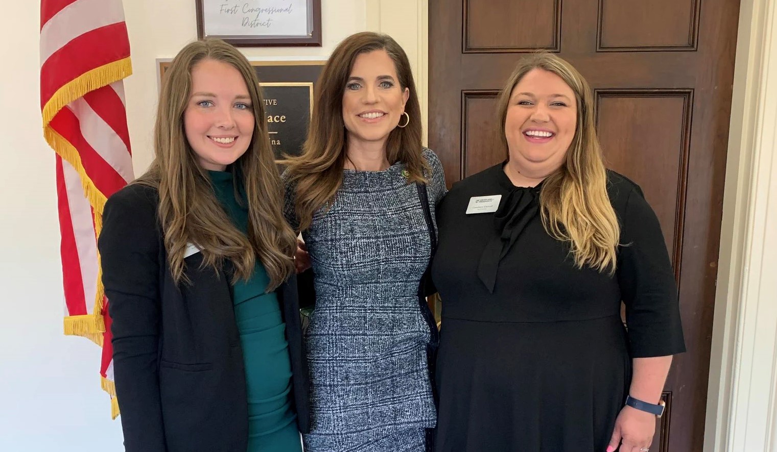 Capitol Conference 2023 embodies the importance of speaking face-to-face with lawmakers. Pictured: Rep. Nancy Mace with AFP-South Carolina State Director Candance Carroll and a staffer.