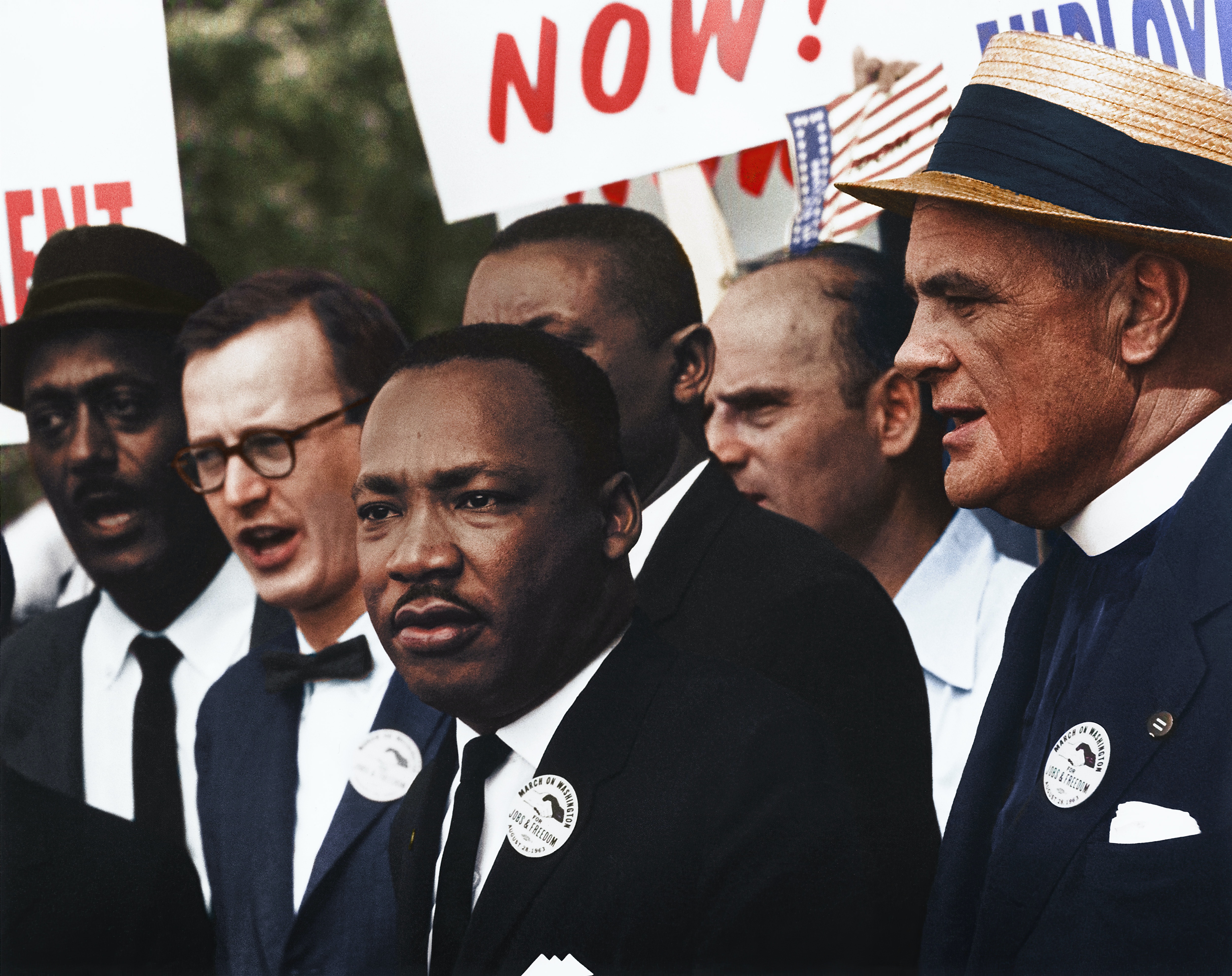 Dr. King, author of the "Letter from Birmingham Jail," at the 1963 March on Washington.