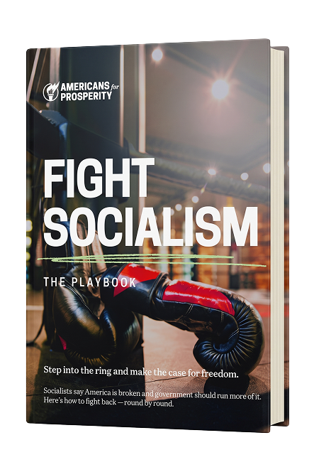 Fight Socialism playbook book cover